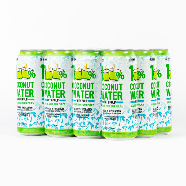 12 pack 100% Coconut Water with Pulp